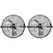 Simple Deluxe 20 inch Wall-Mount Fanï¼Œ 2- pack HIFANXWALLMOUNT20X2 - alternate 1